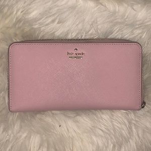 Kate Spade Blush Pink Cameron Street Lacey Wallet
